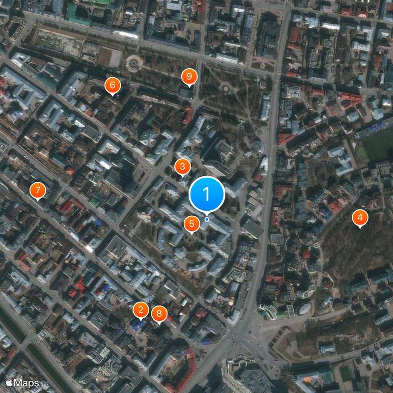 Kazan Federal University Map