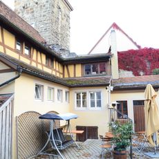 City walls of Rothenburg ob der Tauber from Ruckesser to Kobolzeller Tor