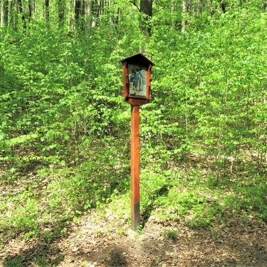 Obrázek I. zastavení na křížové cestě u Svojkova