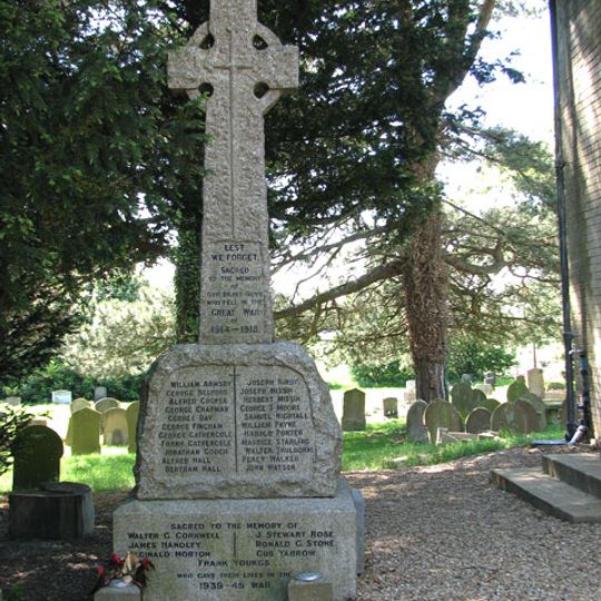 Ten Mile Bank War Memorial Adjacent to Church of St Mark