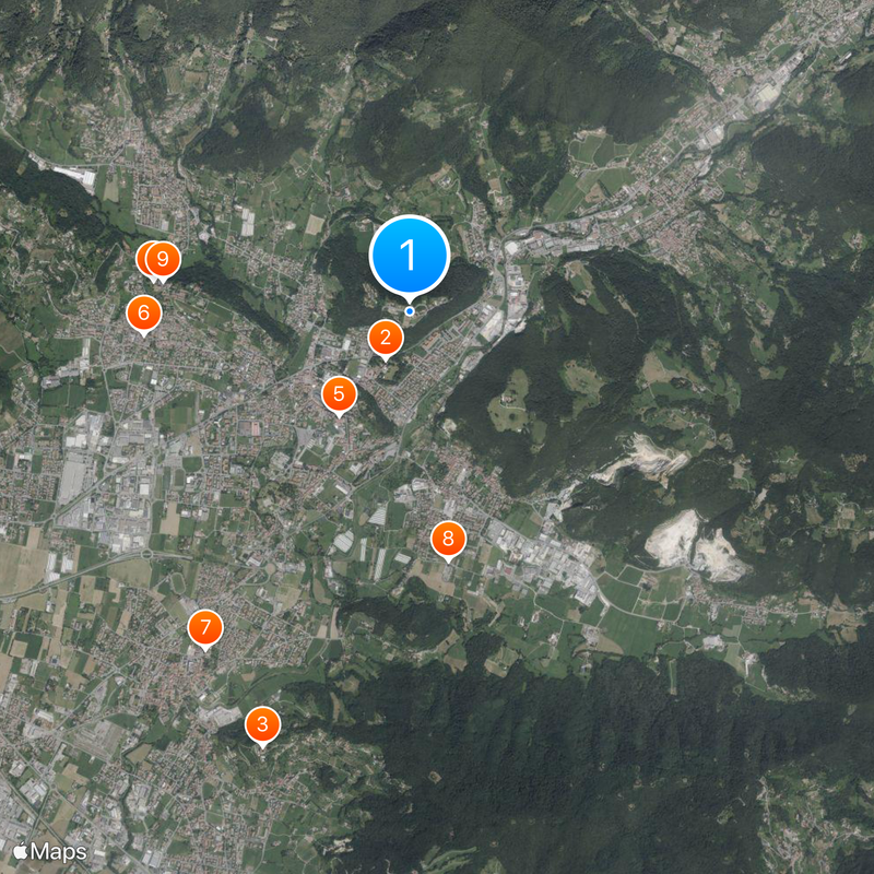 Trescore Balneario Mappa