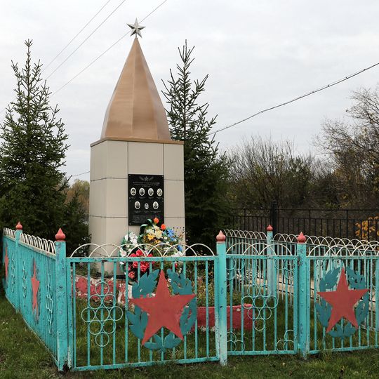 Братская могила воинов, умерших от ран в госпитале