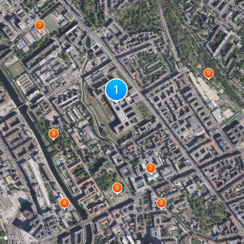 Headquarters of the Federal Intelligence Service Mapa