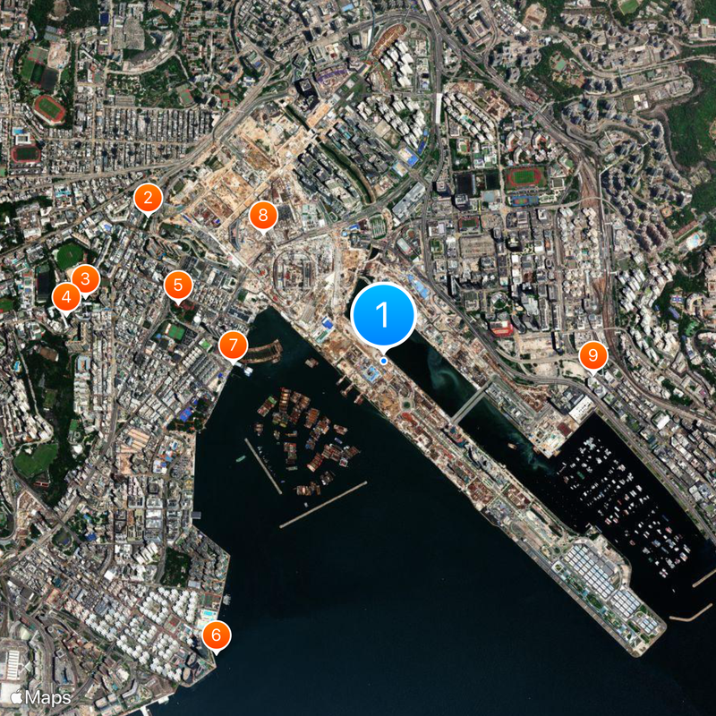 Kai Tak Airport Map