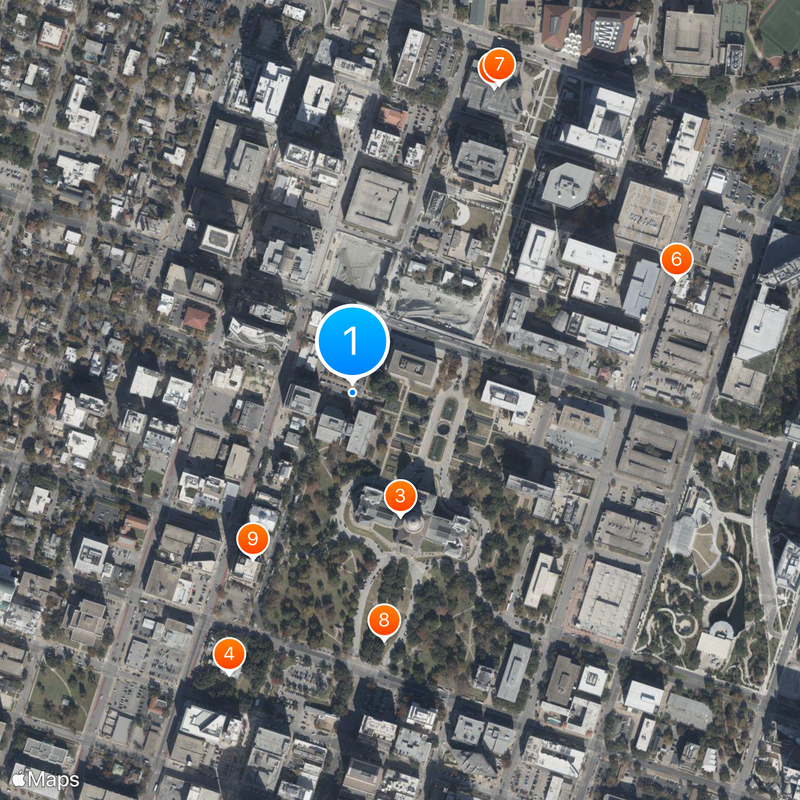 Texas Court of Criminal Appeals Map