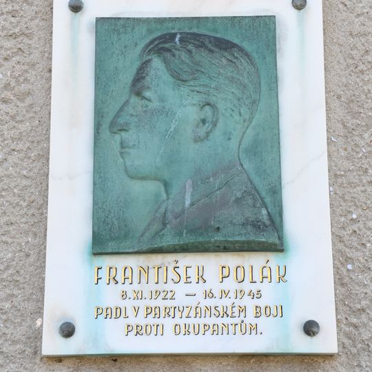 Pamětní deska Františka Poláka
