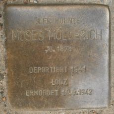 Stolperstein dedicated to Moses Möllerich