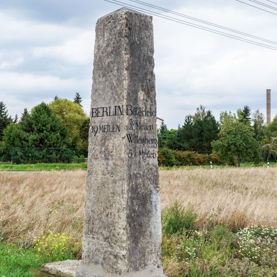 Preußischer Meilenstein Benndorf