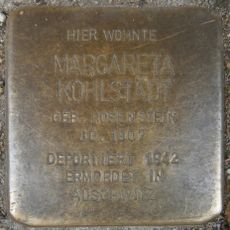 Stolperstein dedicated to Margareta Kohlstädt