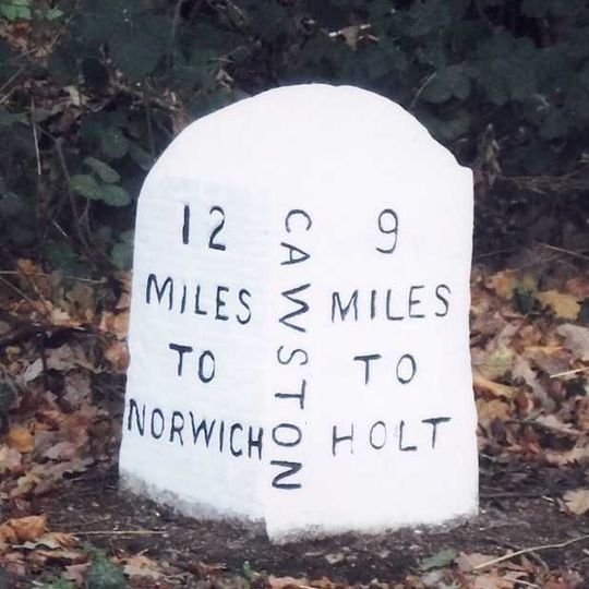 Milestone, 3yds N of jct with rd to Heydon