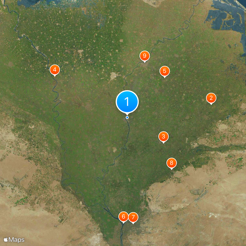 Mit Ghamr Map