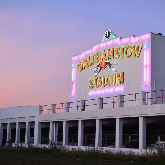 Entrance Range Including Tote Board At Walthamstow Stadium