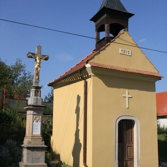 Wayside cross near chapel