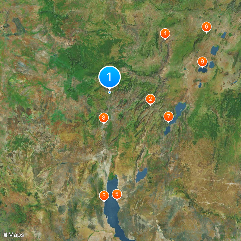 Southwest Ethiopia Regional State Map