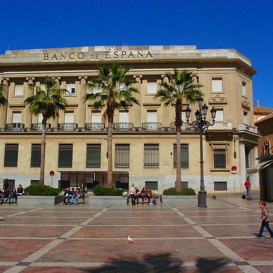 Edificio del Banco de España en Huelva