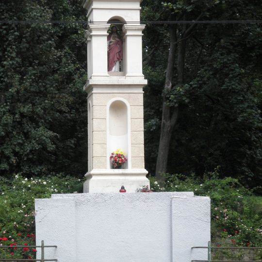 Christian wayside shrine in Ogród Saski in Lublin