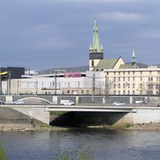 Bridge of Přístavní street over the Bílina