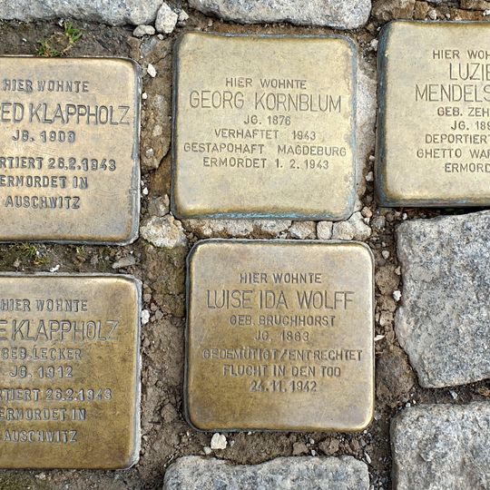 Stolperstein en memoria de Luise Wollf