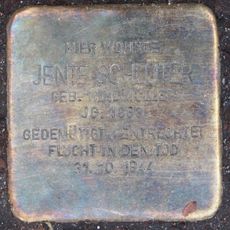 Stolperstein dedicated to Jente Schlüter