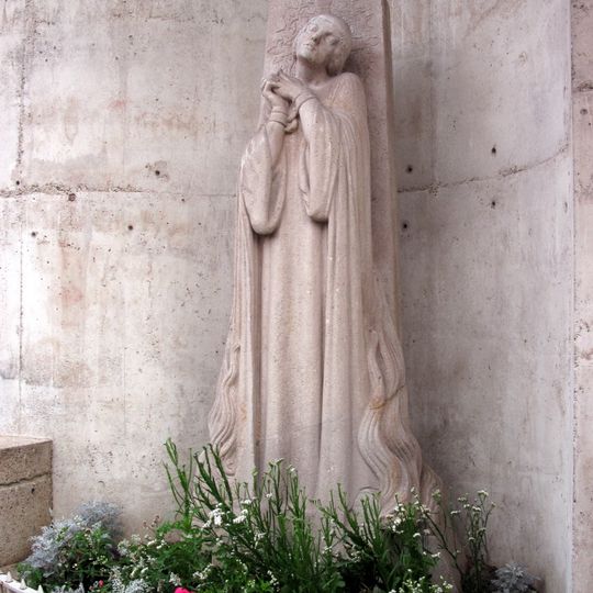 Statue Jeanne d’Arc auf dem Scheiterhaufen