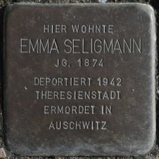 Stolperstein à la mémoire d’Emma Seligmann