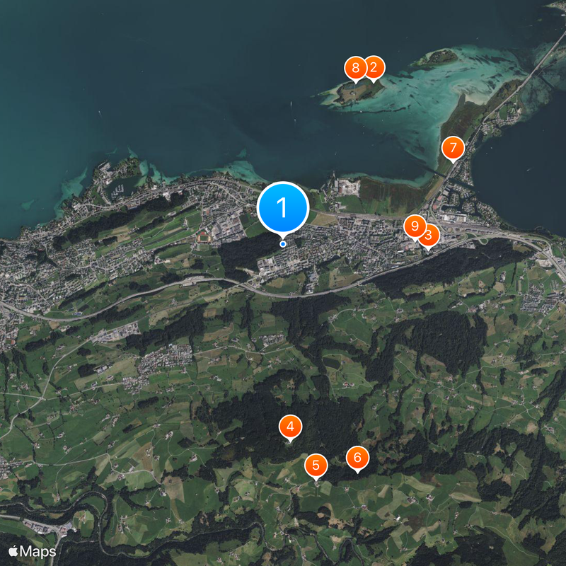 Pfäffikon Map