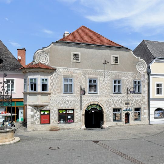 Sgraffitohaus Hauptplatz 11, Neunkirchen, Lower Austria