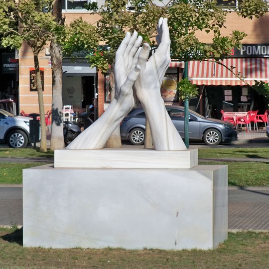 Monument to health care workers in Andalusia
