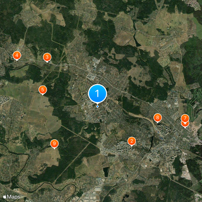 Dedovsk Map