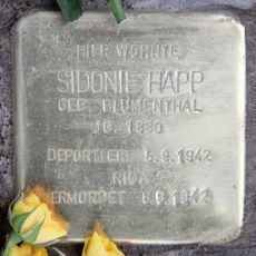 Stolperstein en memoria de Sidonie Happ