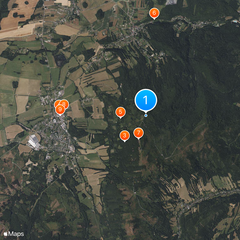Opawskie Mountains Map