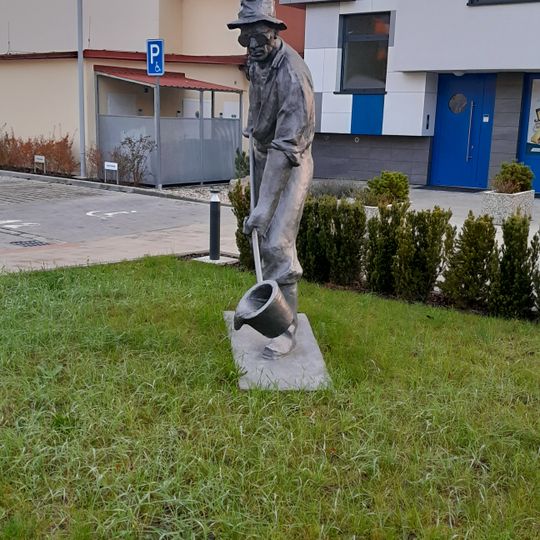 Socha slévače v Králově Poli