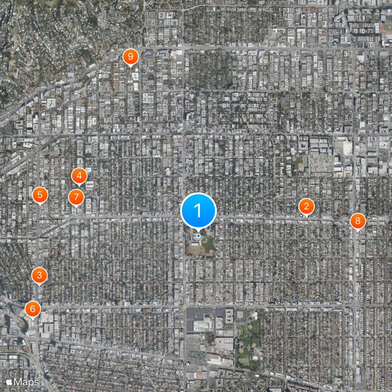 Fairfax High School Map
