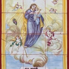 Ceramic panel of Saint Joseph