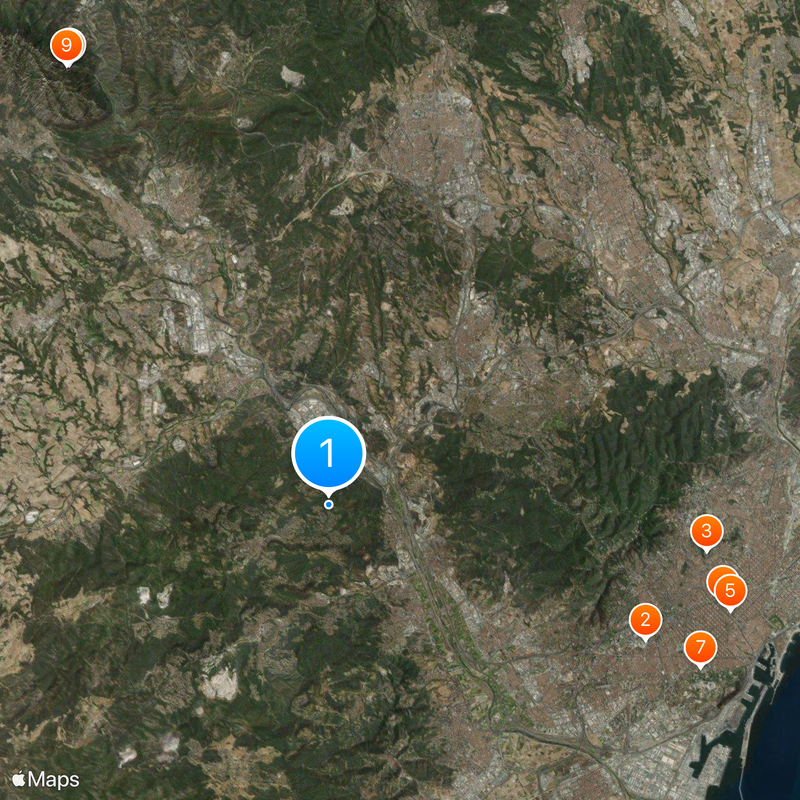 Baix Llobregat Carte