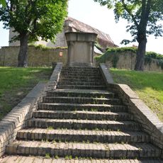 Memorial of fallen at village green in Malešov