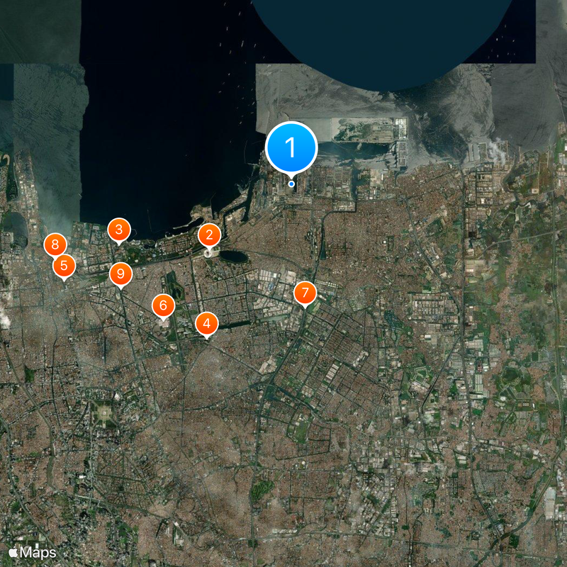Port of Tanjung Priok Map