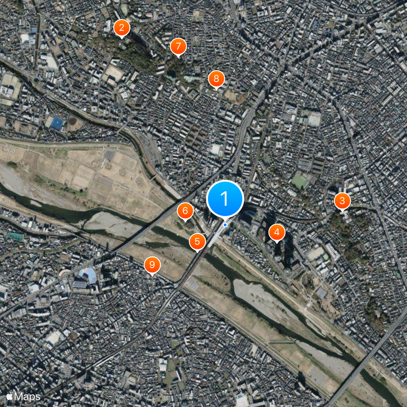 Futako-Tamagawa Station Map