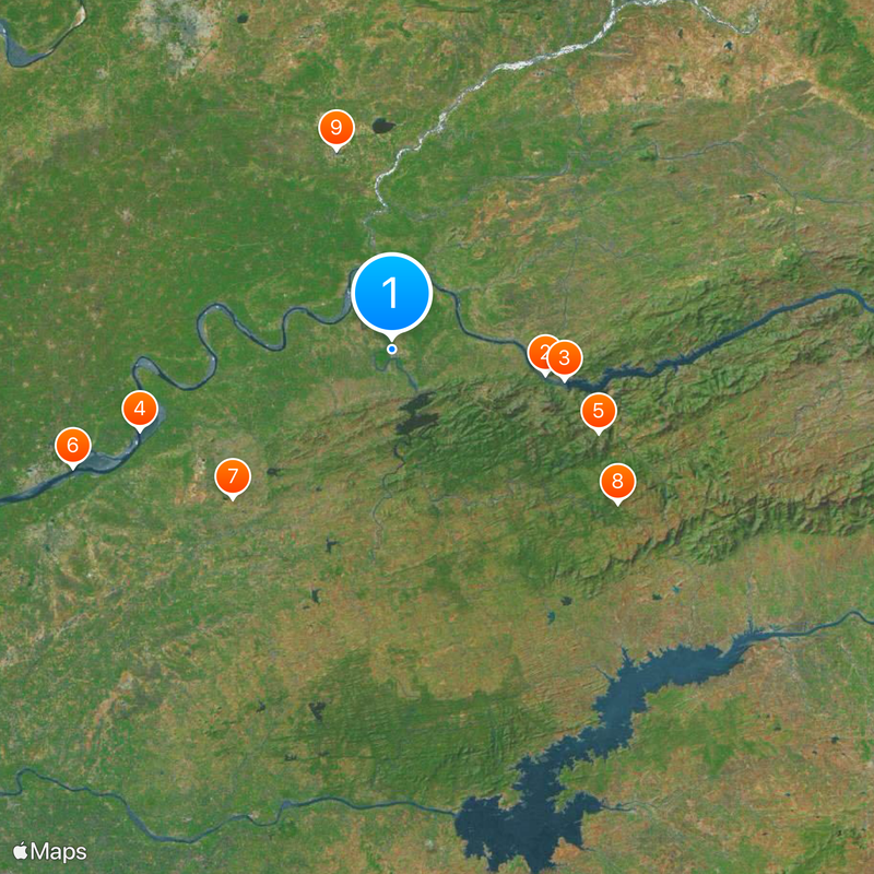 Distrito de Narmada Mapa