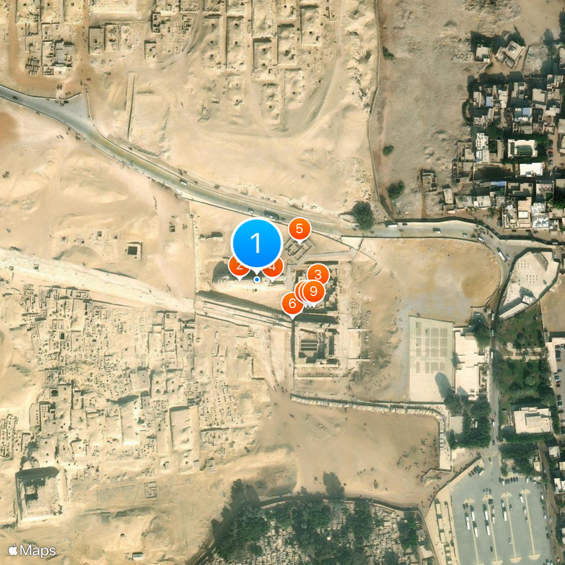 Sphinx de Gizeh Carte