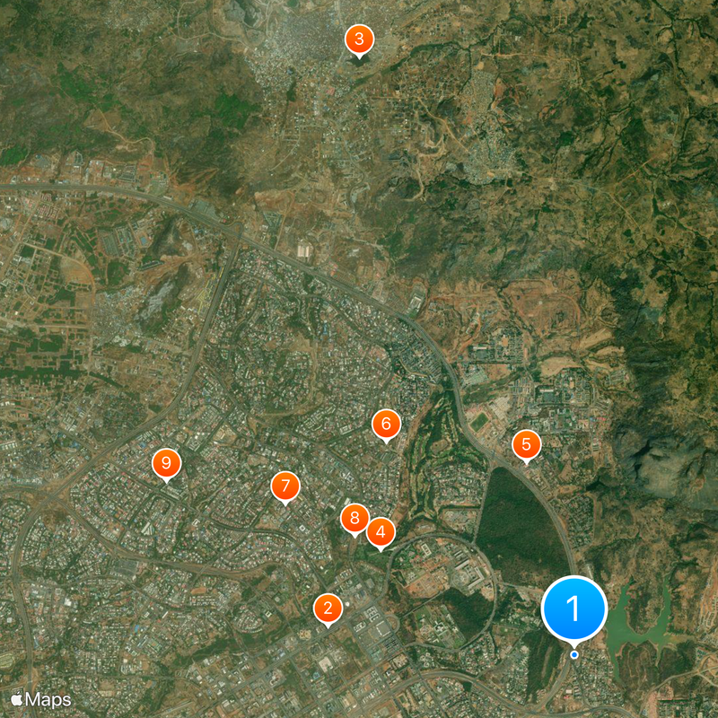 Nigerian Presidential Complex Map