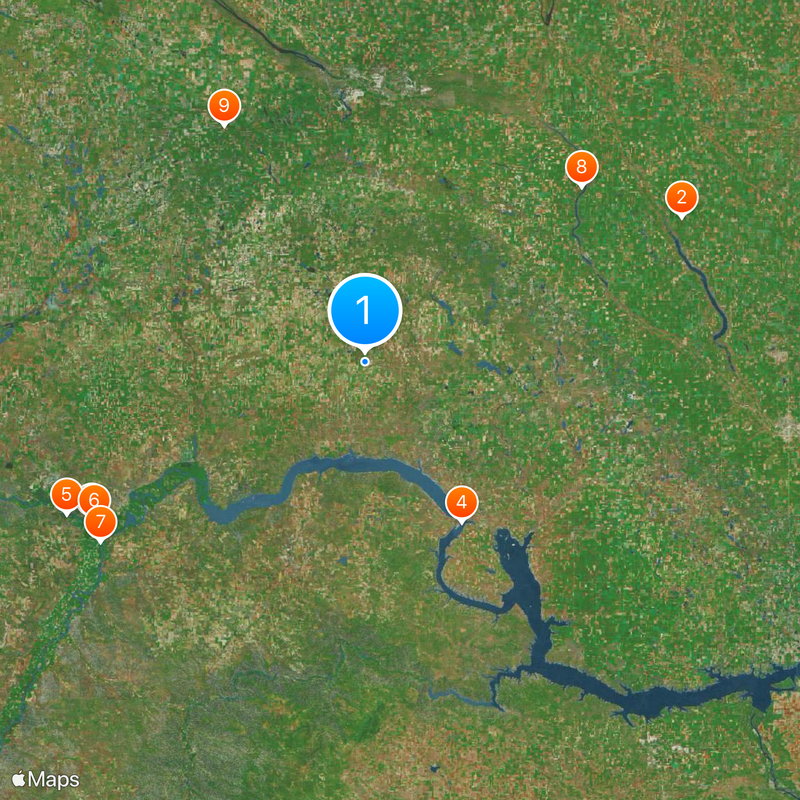 Formation de Bakken Carte