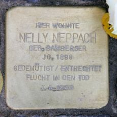 Stolperstein dedicated to Nelly Neppach