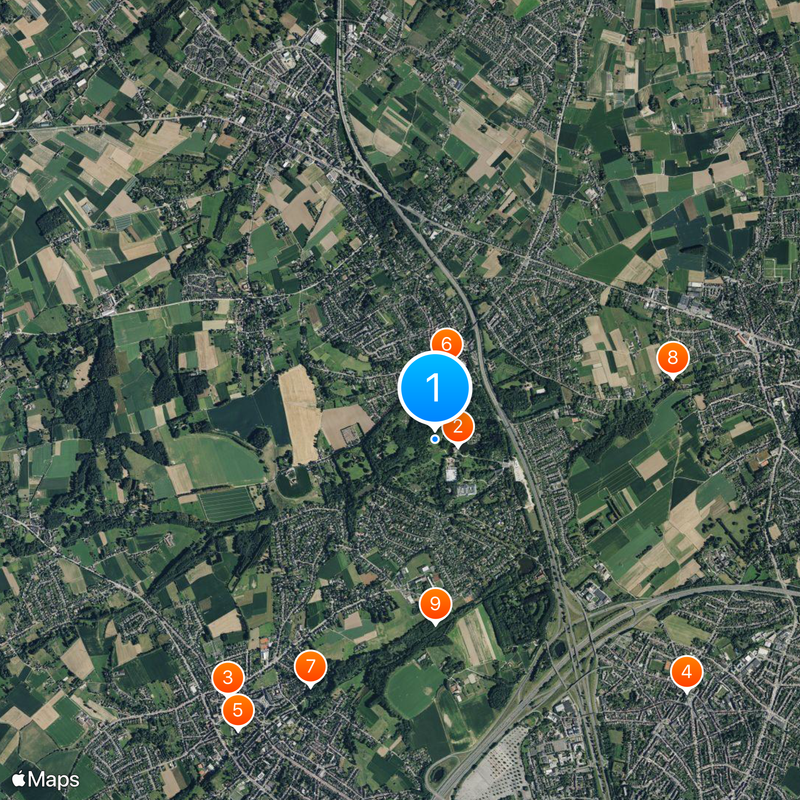 Meise Botanic Garden Map