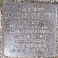 Stolperstein dedicated to Ernst Rudolf Reiss