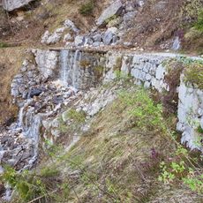 Soleleitung, Stützmauer beim Steingraben