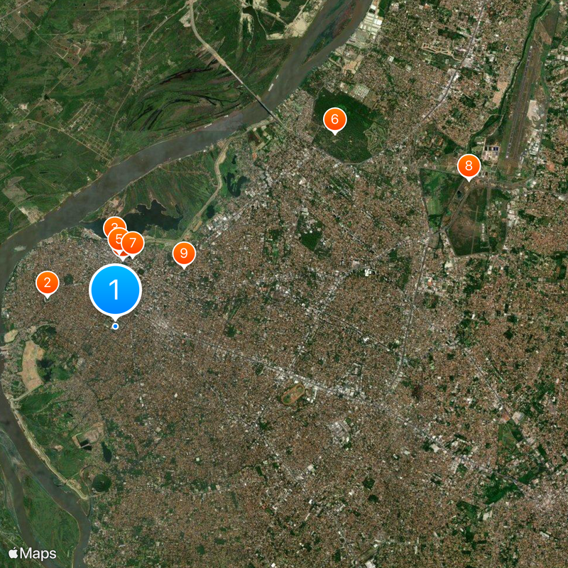 Estadio General Pablo Rojas Map