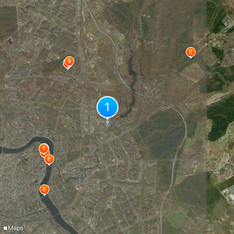 Krasnogvardeysky District Karte