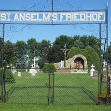 St. Anselm's Cemetery, Wrought-Iron Cross Site