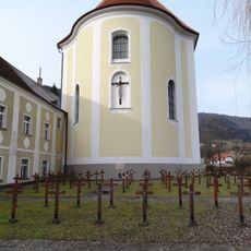 Cemetery of trappists in Engelszell abbey